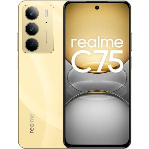 Realme c75 dorado / 8+256gb / 6.72" 90hz fhd+